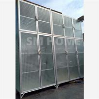 Lemari Piring Aluminium 2 Pintu